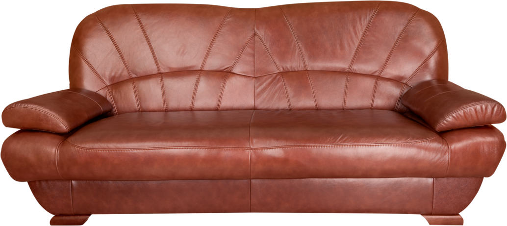 Leather sofa cutout