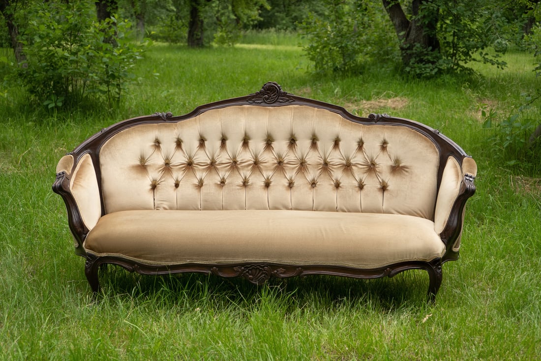 Vintage Sofa in the Field