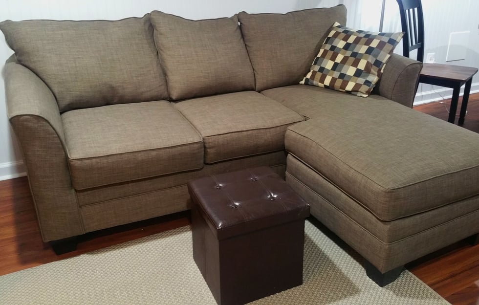 "Home,sweet home" - sectional sofa.