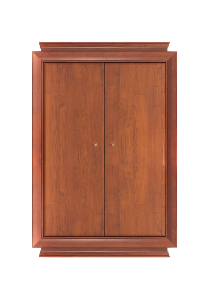 modern wooden wardrobe